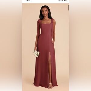 Birdy Grey Pink One Shoulder Maxi Gown